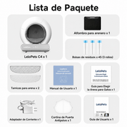 Arenero automático autolimpiable para gatos sin pellizcos | LeloPets C4
