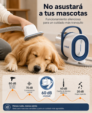 Kit de Peluquería para Mascotas con Aspirador Integrado