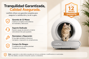 Arenero automático autolimpiable para gatos sin pellizcos | LeloPets C4